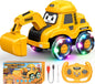 WootoyCar Juguete de excavadora RC para niños pequeños de 2 a 6 año...