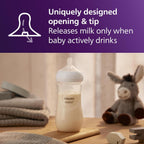 Philips Avent Biberones naturales, flujo rápido, 11 onzas, sin BPA,...