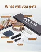 Pulsera de cobre para hombre Feraco, 3 veces más fuerte, pulseras m...