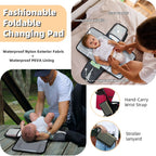 ROSEGIN Mochila para pañales con cambiador, funda para chupete, bol...