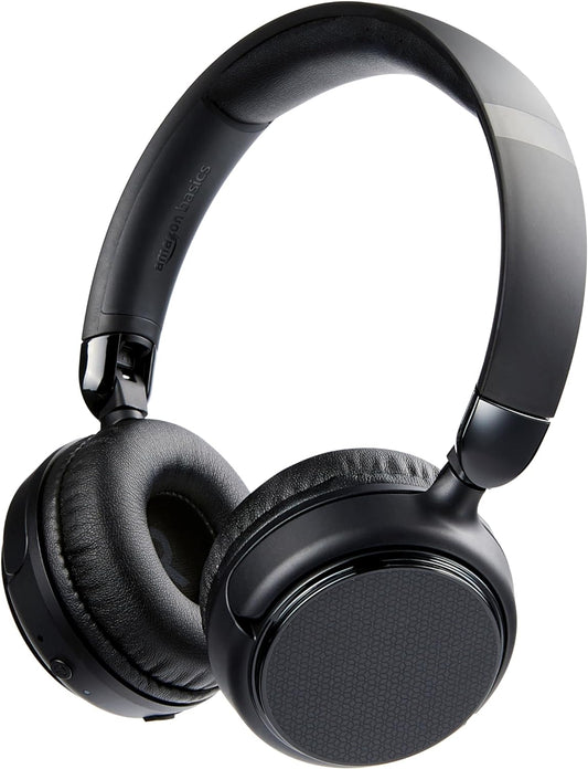 Amazon Basics Auriculares inalámbricos Bluetooth con micrófono, gra...