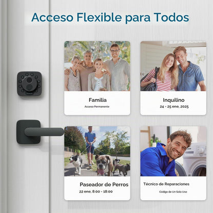 ULTRALOQ Bolt SE Wi-Fi Smart Lock, materia sobre hilo, acceso remot...
