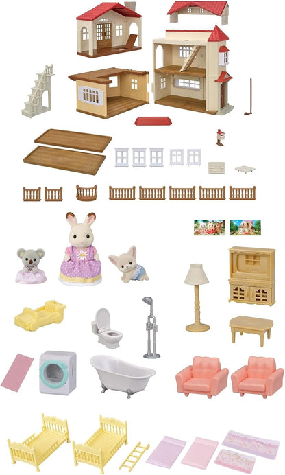 Calico Critters - Red Roof Home - Casa de campo - Edición de set de...