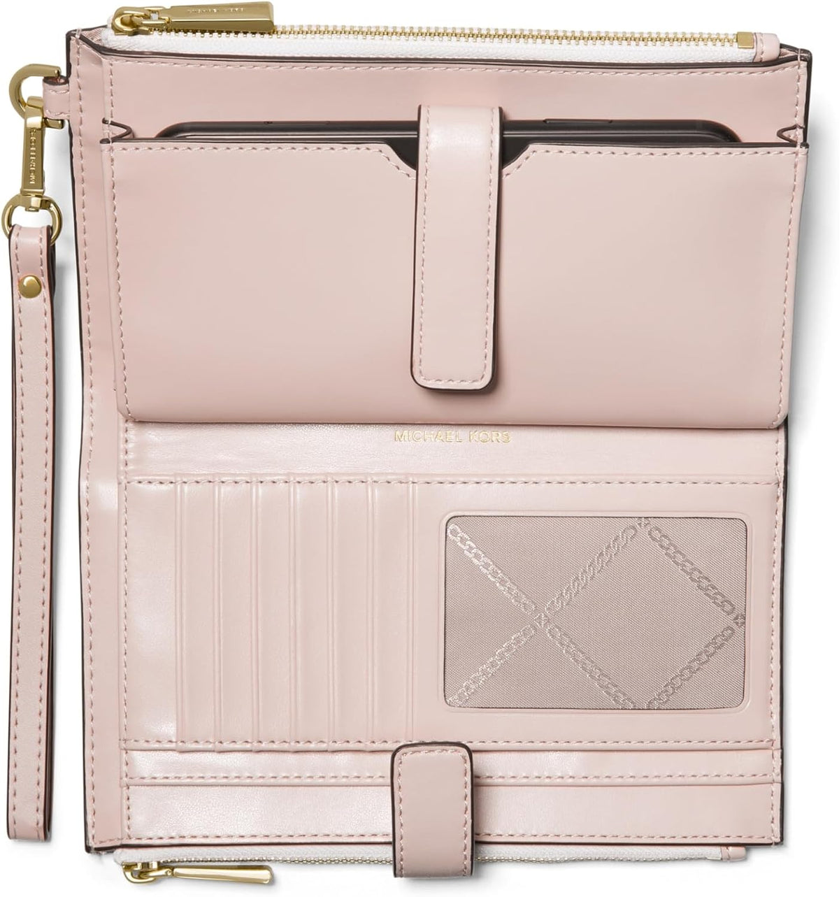 Michael Kors - Cartera de viaje con doble cremallera, de PVC