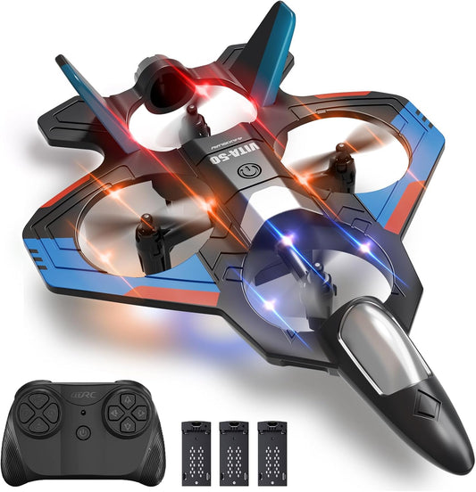 4DRC Aviones RC con control remoto con 3 baterías, aviones RC de es...