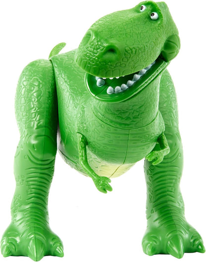 Mattel DisneyPixar Toy Story 4 True Talkers Rex figura de 7.8 pulga...