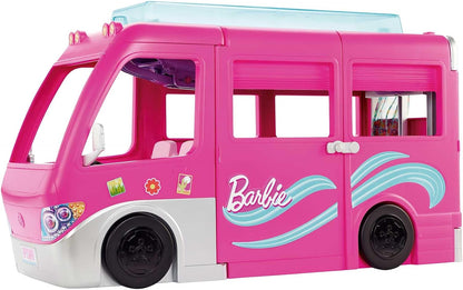Barbie DreamCamper Playset y accesorios de camping | Incluye tobogá...