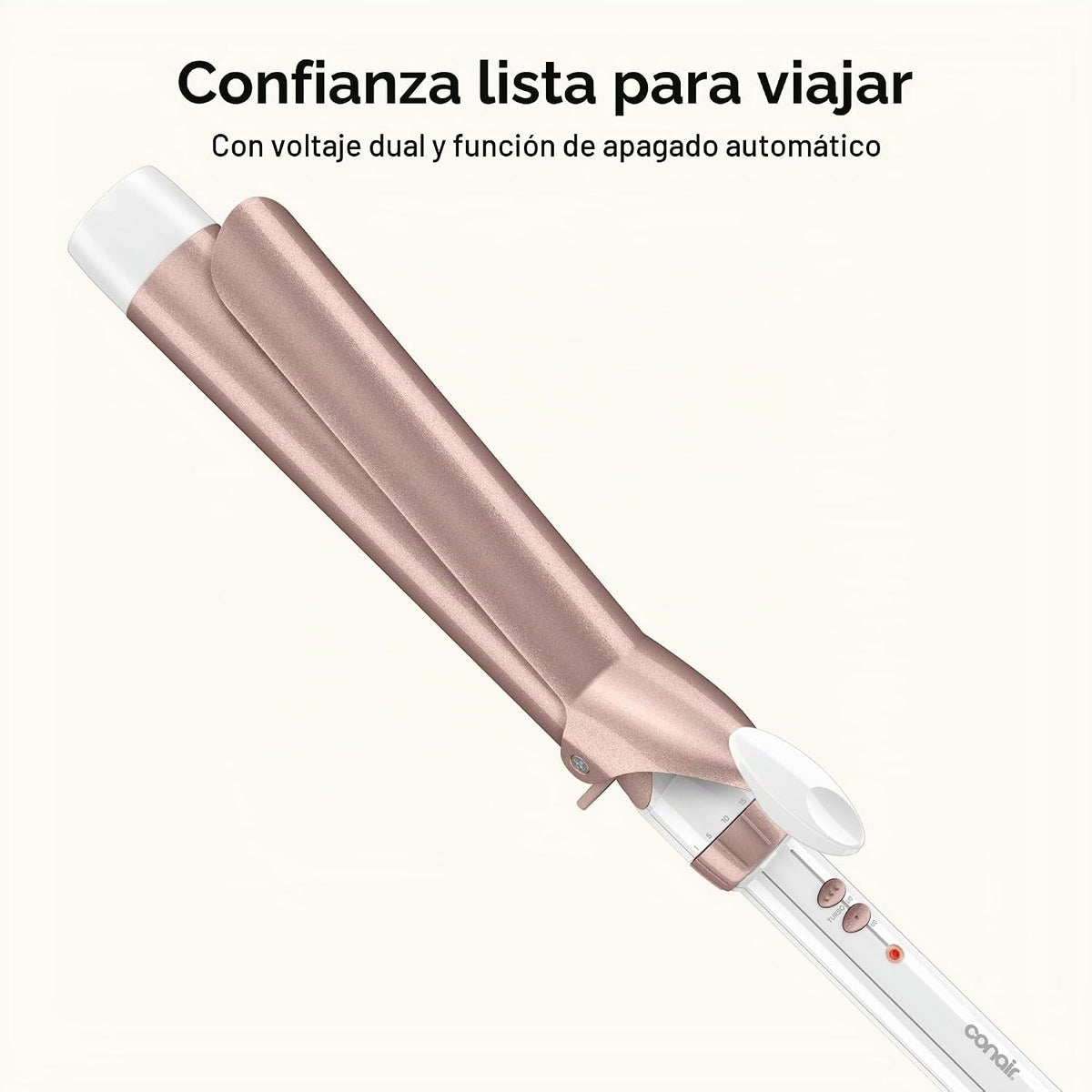 Conair - Plancha rizadora extra larga, doble cerámica, 1 1\/2 pulga...