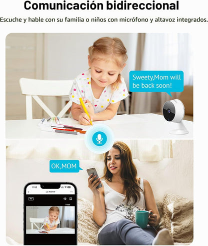 LaView Cámaras 3K de 5MP para Seguridad del Hogar en Interiores, Cá...