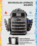 Dinictis Mochila para pañales para papá con cambiador de pañales |...