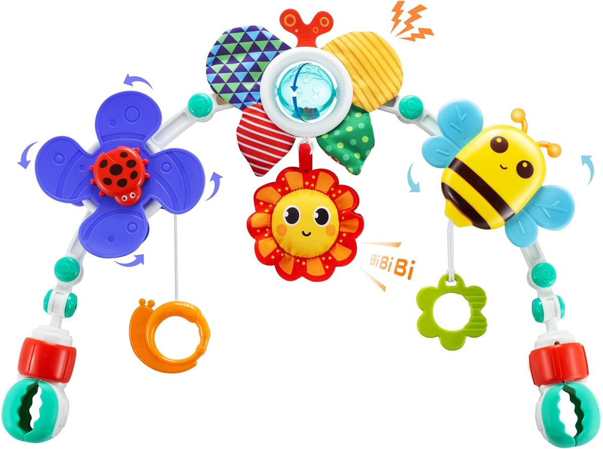 Lynncare Juguetes de moisés ajustable para bebés y niños pequeños,...