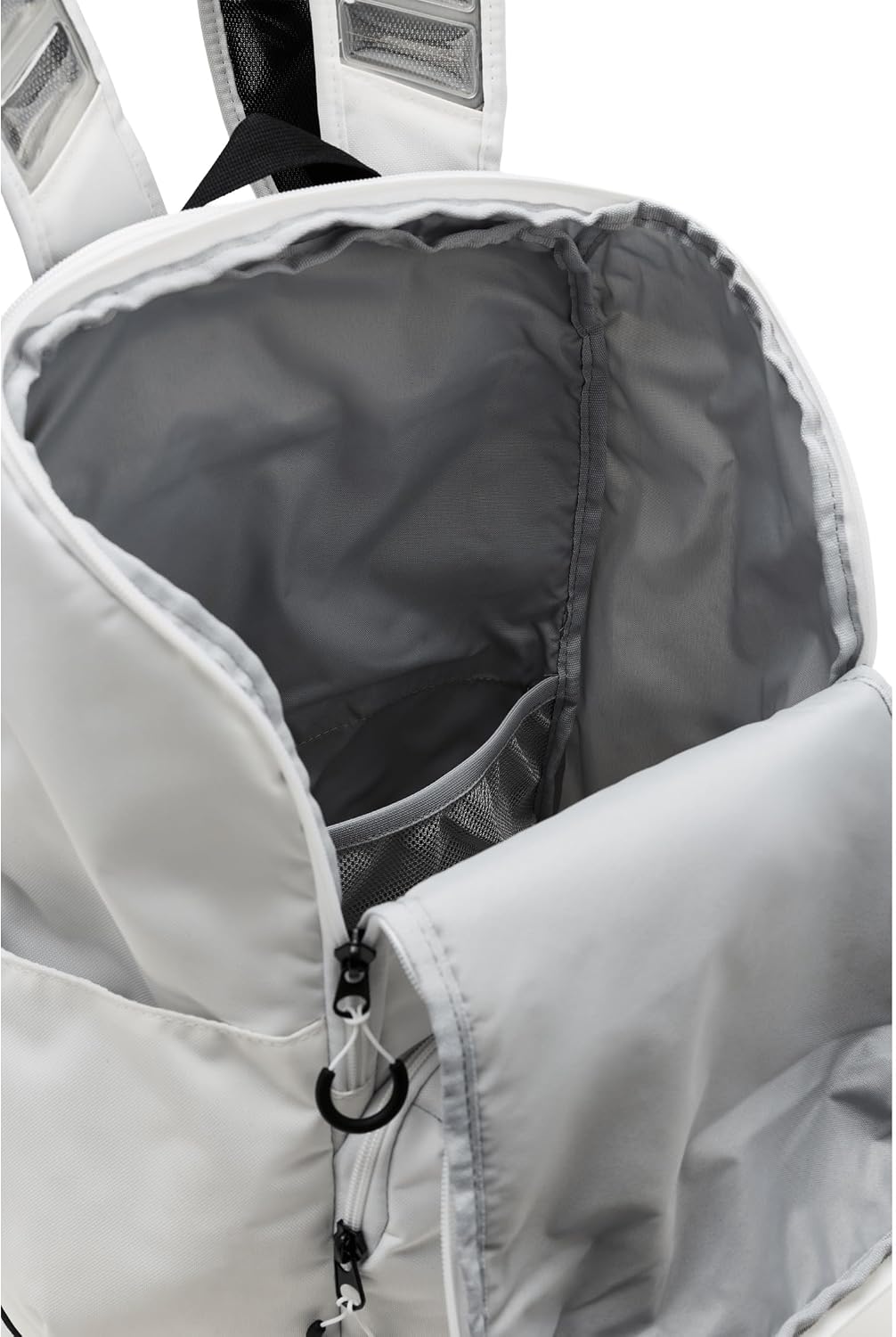 Nike Varsity Elite Mochila (32L), Blanco\/Negro\/Oro Metálico, MISC