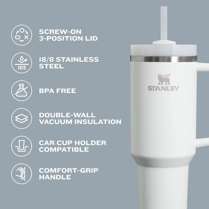 STANLEY Quencher H2.0 Flow State - Vaso de 40 onzas, índigo | Mango...