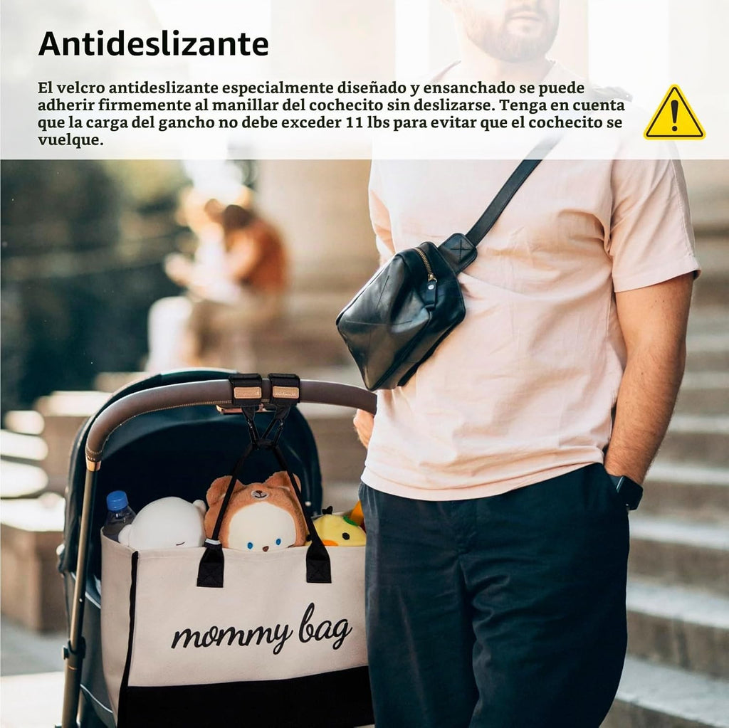 TOPDesign Organizador universal para cochecito de bebé, carrito de...