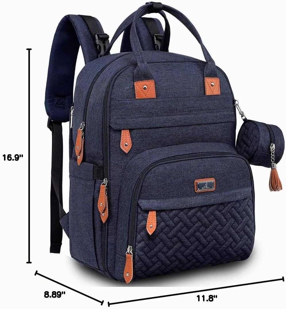 BabbleRoo Mochila para pañales \u2013 Bolsa de viaje para Baby Esse...