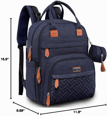 BabbleRoo Mochila para pañales \u2013 Bolsa de viaje para Baby Esse...