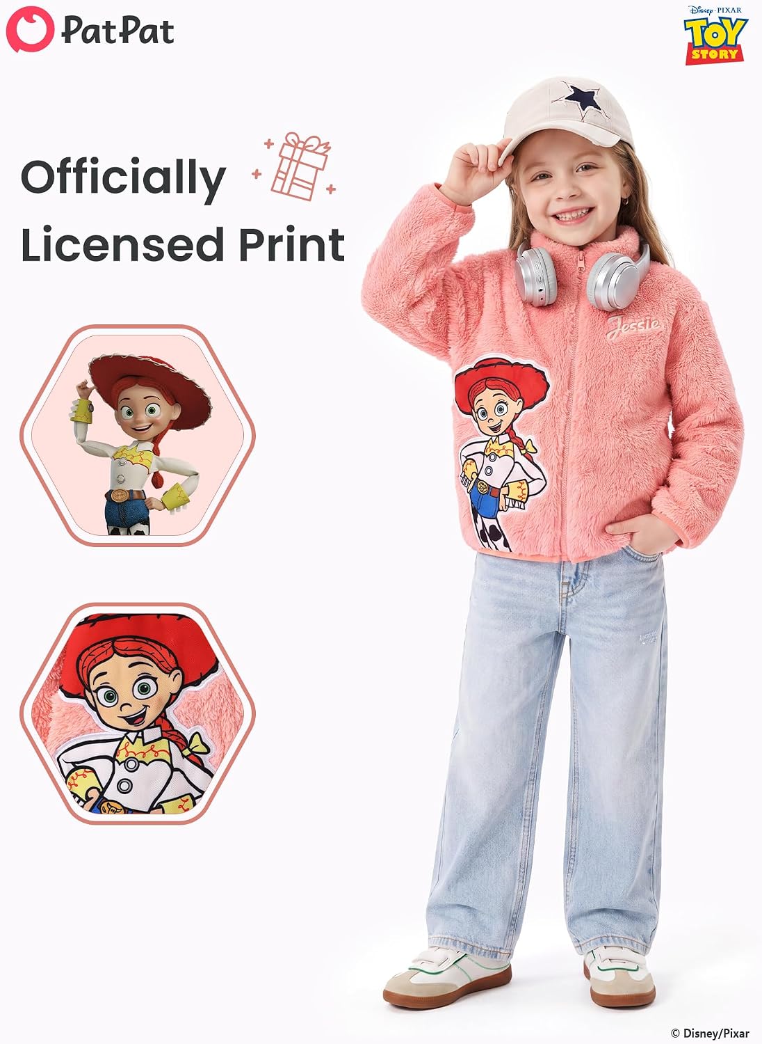 Disney Stitch Frozen Elsa Minnie Mickey - Chaqueta de forro polar p...