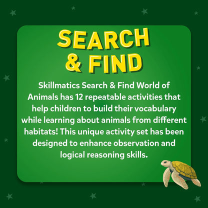 Skillmatics Buscar y encontrar animales - Actividad de aprendizaje...