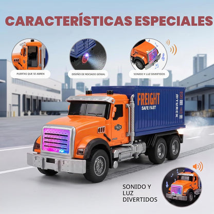 BOFIDAR Paquete de 4 camiones de bomberos y vehículos urbanos de ju...
