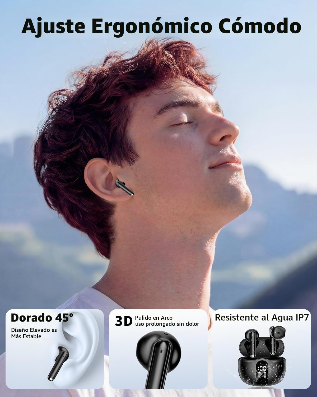 XIAOWTEK Auriculares inalámbricos, auriculares Bluetooth 5.4 2026 c...