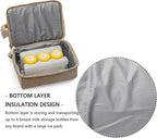 MOMIGO Mochila para extractor de leche \u2013 Doble capa para madre...