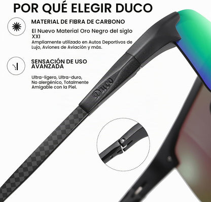DUCO - Gafas de sol polarizadas para hombre, para deportes, pesca,...