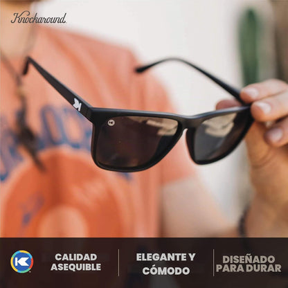 Knockaround Gafas de sol polarizadas cuadradas para hombres y mujer...