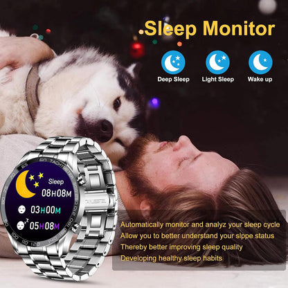 FILIEKEU Reloj inteligente para hombre para Android iOS, llamadas B...