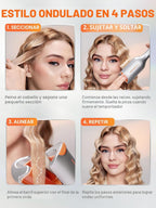 SHEGLAM Onduladora profunda de 0.75 pulgadas para cabello corto, li...