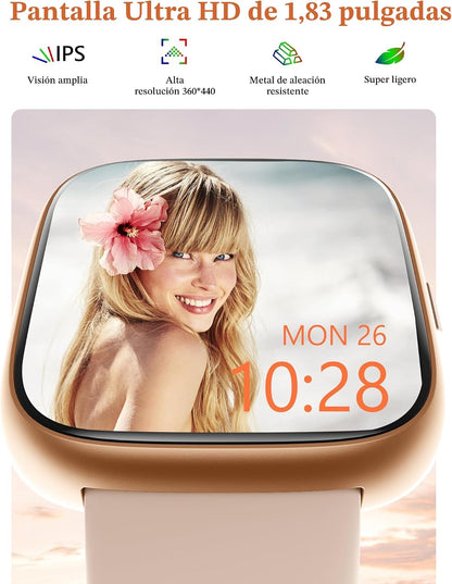 LODIMEKE Reloj inteligente, Alexa incorporado, responder\/hacer lla...