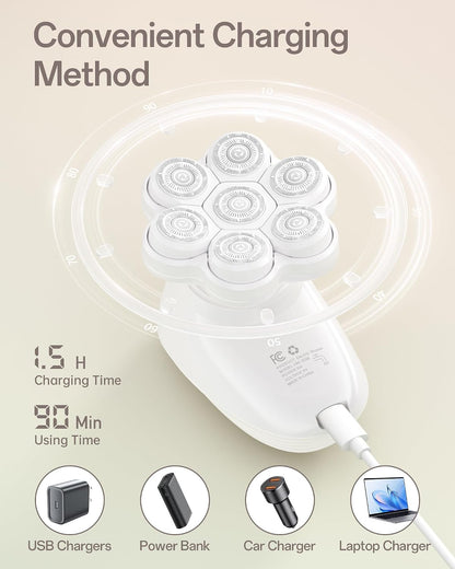 Maquinillas de afeitar eléctricas 5 en 1 para mujer, afeitadoras el...