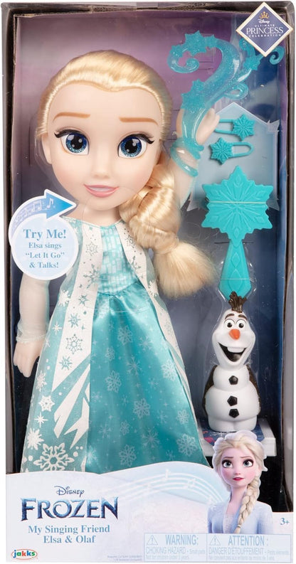 JAKKS Pacific Elsa Doll Classic Mi amiga cantante Elsa Doll y Olaf...