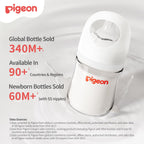 Pigeon PPSU biberón anticólicos de cuello ancho, 5 oz, paquete de 2...