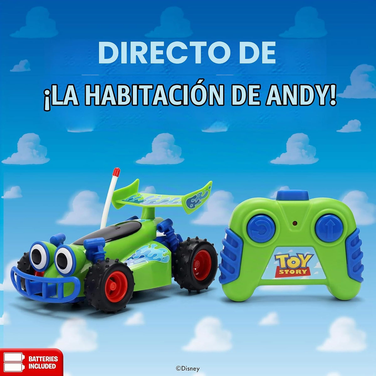 Jada Toys 1:32 RC Toy Story RC Buggy - Auto de control remoto de fu...