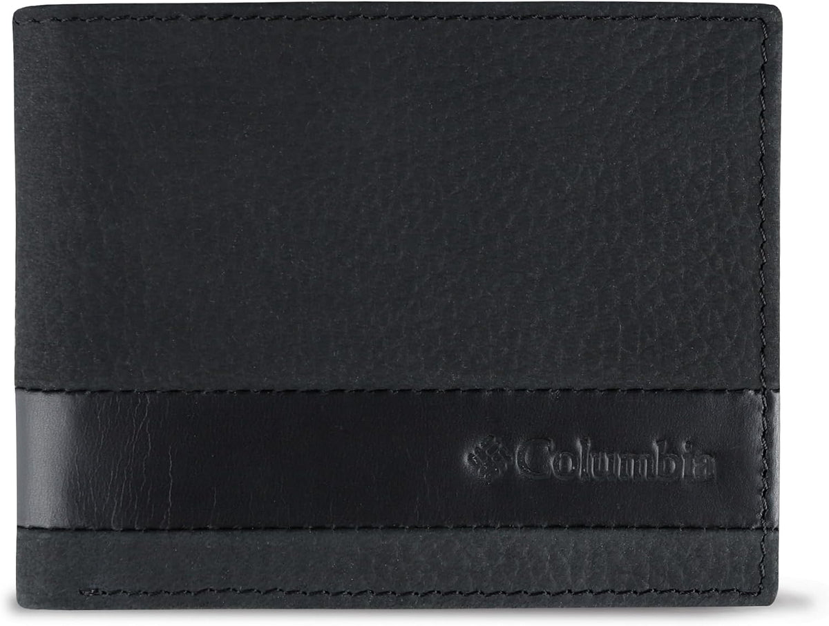 Columbia Billetera plegable delgada RFID para hombre con ventana de...