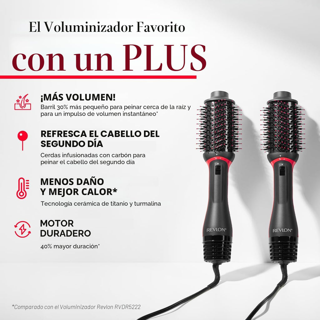 REVLON One-Step Volumizer Plus secador de pelo y estilizador, barri...