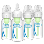 Dr. Brown's Anti-Colic Options+ Biberón estrecho, transparente,...
