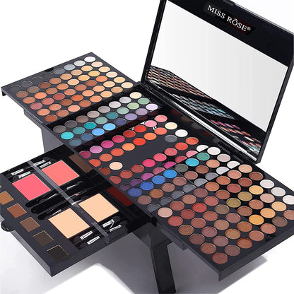 MISS ROSE Juego de caja de piano de maquillaje cosmético de 190 col...