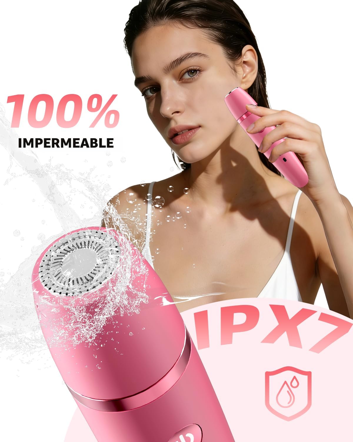 Ufree Maquinilla de Afeitar Eléctrica 3 en 1 para Mujer, Regalos pa...