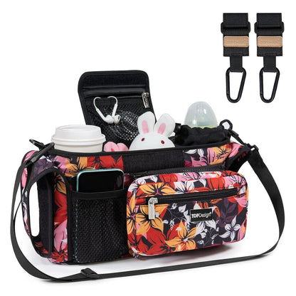 TOPDesign Organizador universal para cochecito de bebé, carrito de...