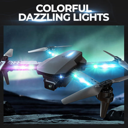 BEZGAR Dron con luces LED y cámara para adultos y niños principiant...