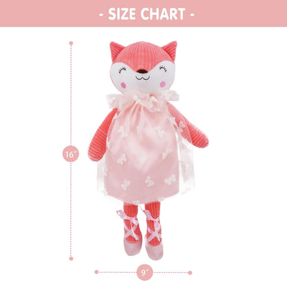 June Garden Muñeca de peluche personalizada de 16" Nina Fox Bal...