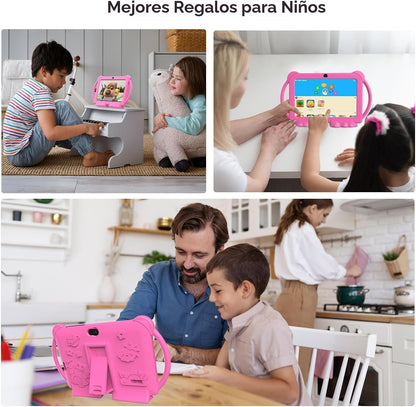 PEICHENG Tableta para niños de 7 pulgadas, Android 12.0 para niños,...