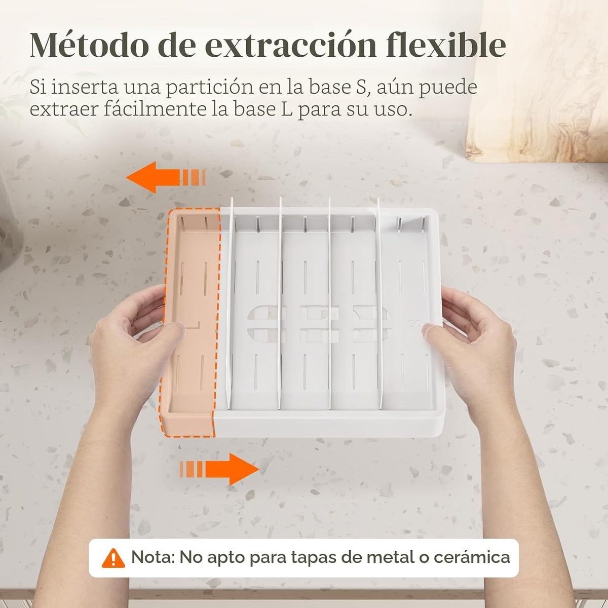 Lifewit Organizador de armario de cocina para tapa de condensador d...