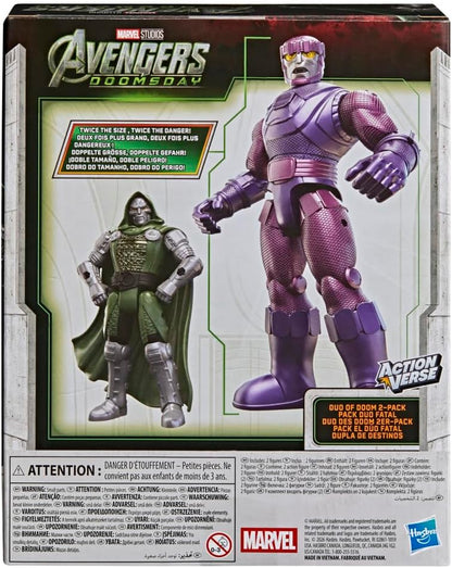 Marvel ActionVerse Duo of Doom - Paquete de 2 | Juego de figuras de...