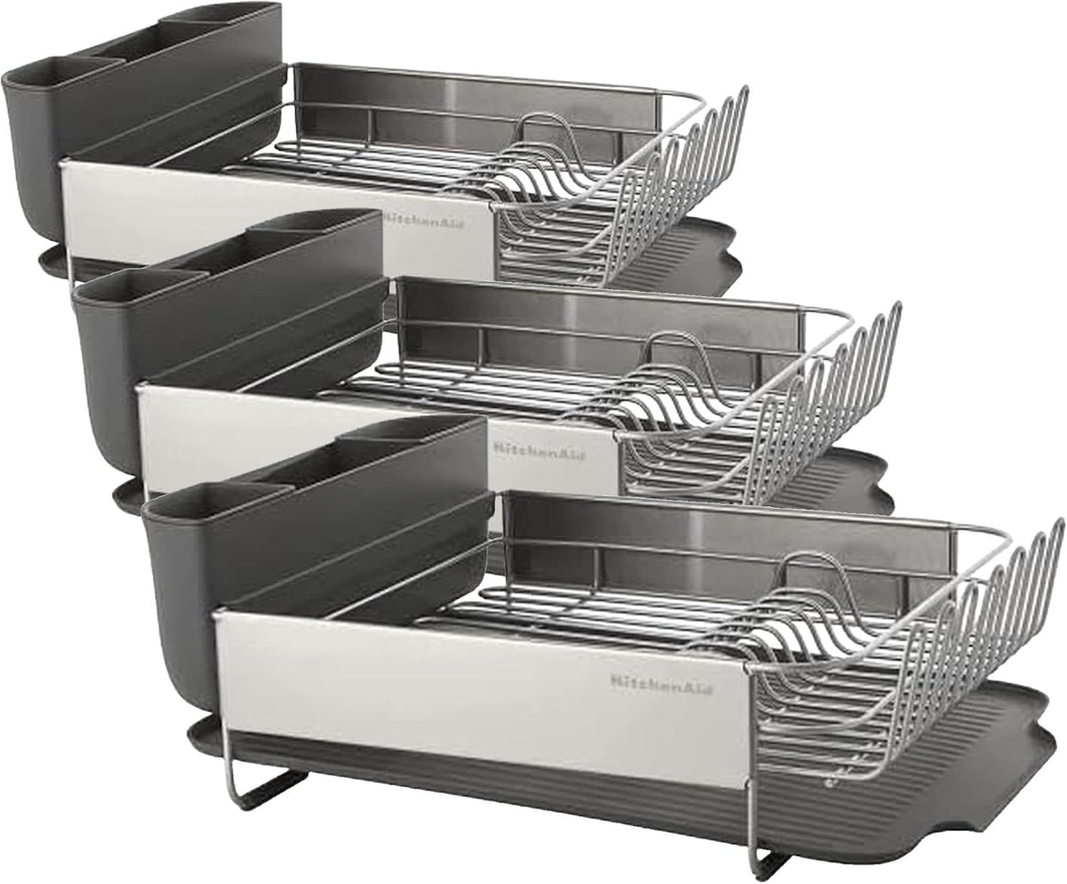 KitchenAid Escurreplatos de gran capacidad, tamaño completo, autodr...