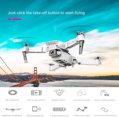 Mini dron con cámara para adultos \u2013 Regalo de juguete de Navid...