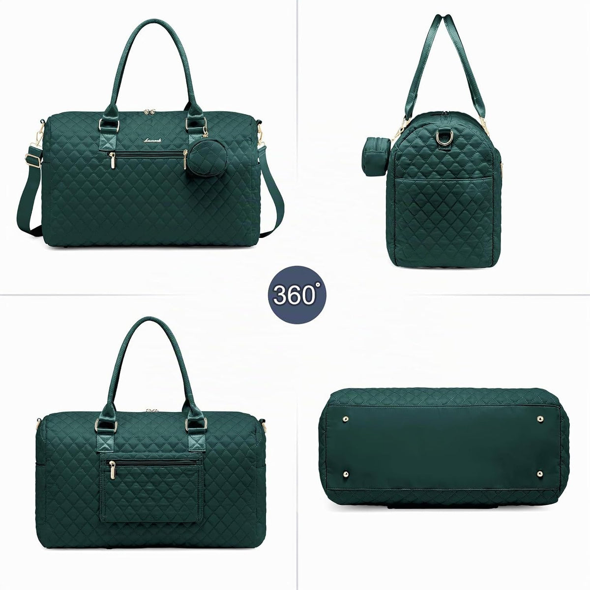 LOVEVOOK - Bolso para pañales con estuche para chupete y cambiador,...
