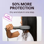 Plancha para cabello húmedo a liso Wavytalk, plancha alisadora con...
