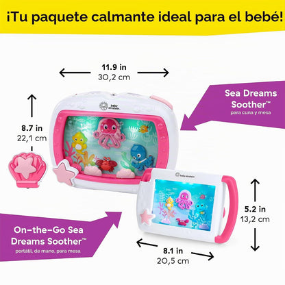 Baby Einstein Juego de regalo 2 en 1 Sea Dreams Soother, máquina de...